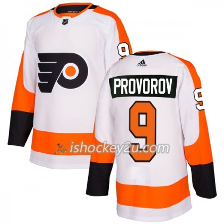 Mænd NHL Philadelphia Flyers Trøje Ivan Provorov 9 Adidas 2017-2018 Hvid Authentic